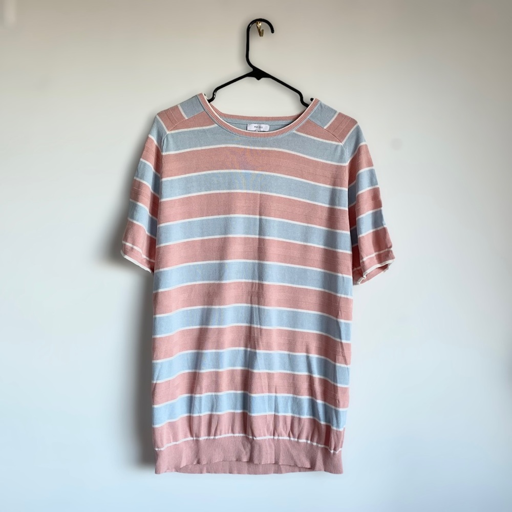 Reiss 100% cotton striped t-shirt
